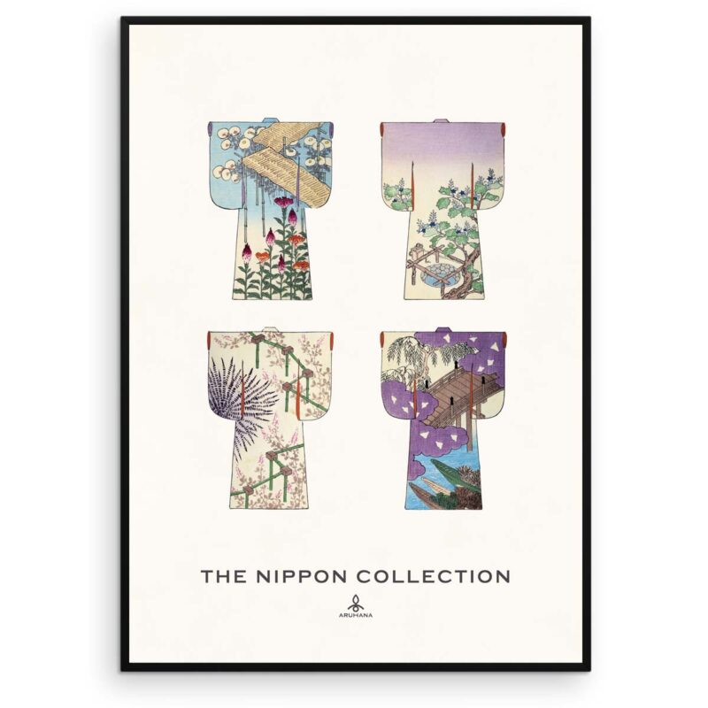 Plakat - The Nippon Collection 1 - Japanske kimono designs - Aruhana exclusive