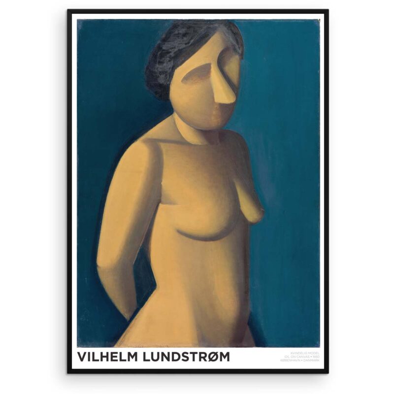Plakat - Vilhelm Lundstrøm - Stående model - Aruhana