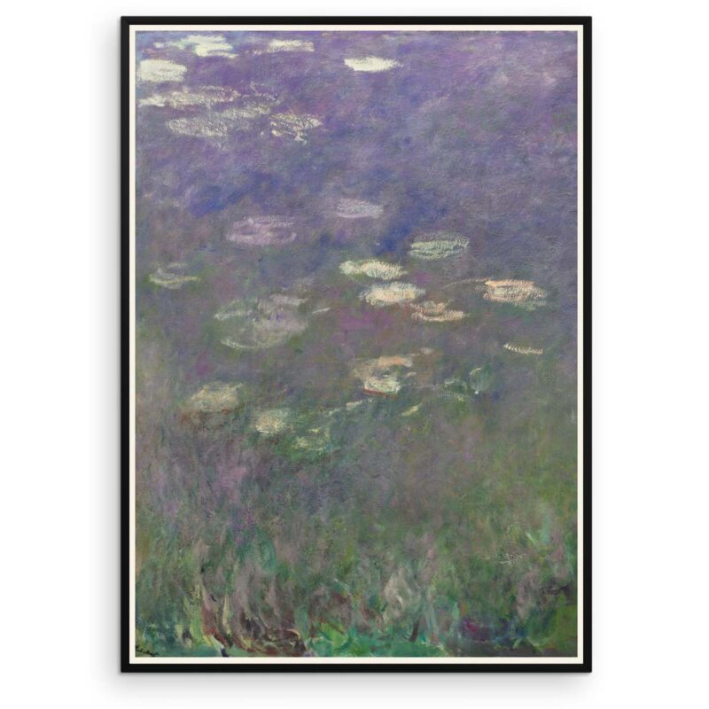 Plakat - Åkanderne af Claude Monet - 1 - Aruhana
