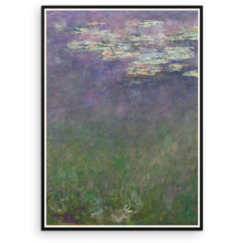 Plakat - Åkanderne af Claude Monet - 2 - Aruhana