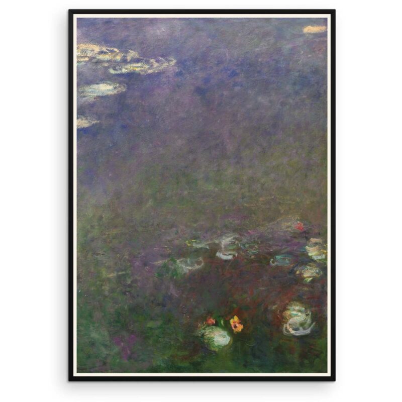 Plakat - Åkanderne af Claude Monet - 3 - Aruhana