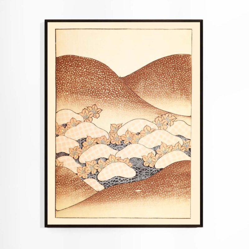 Bløde bakker - Watanabe Seitei plakat fra Shin Bijutsukai - Aruhana