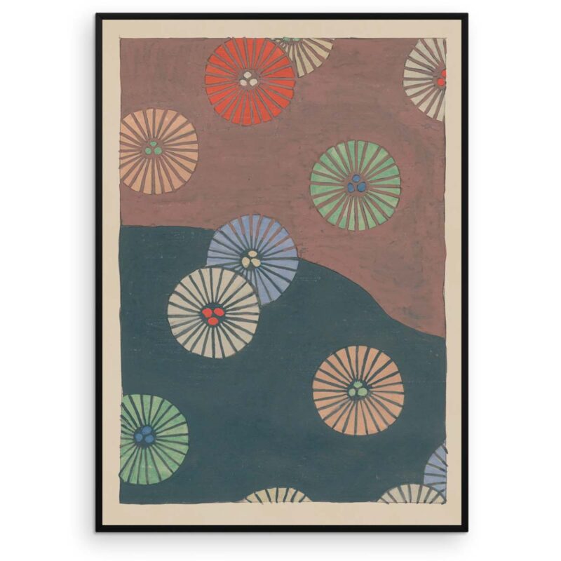 Kiku - Krysantemum - Japansk Plakat - Aruhana