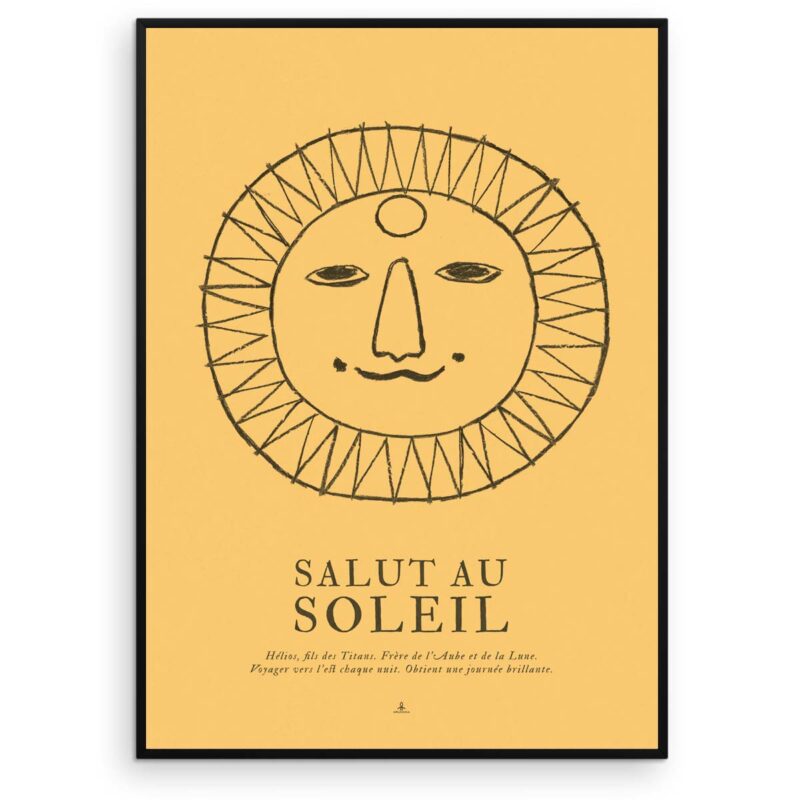 Plakat - Salut Au Soleil - Solhilsen - Aruhana Original