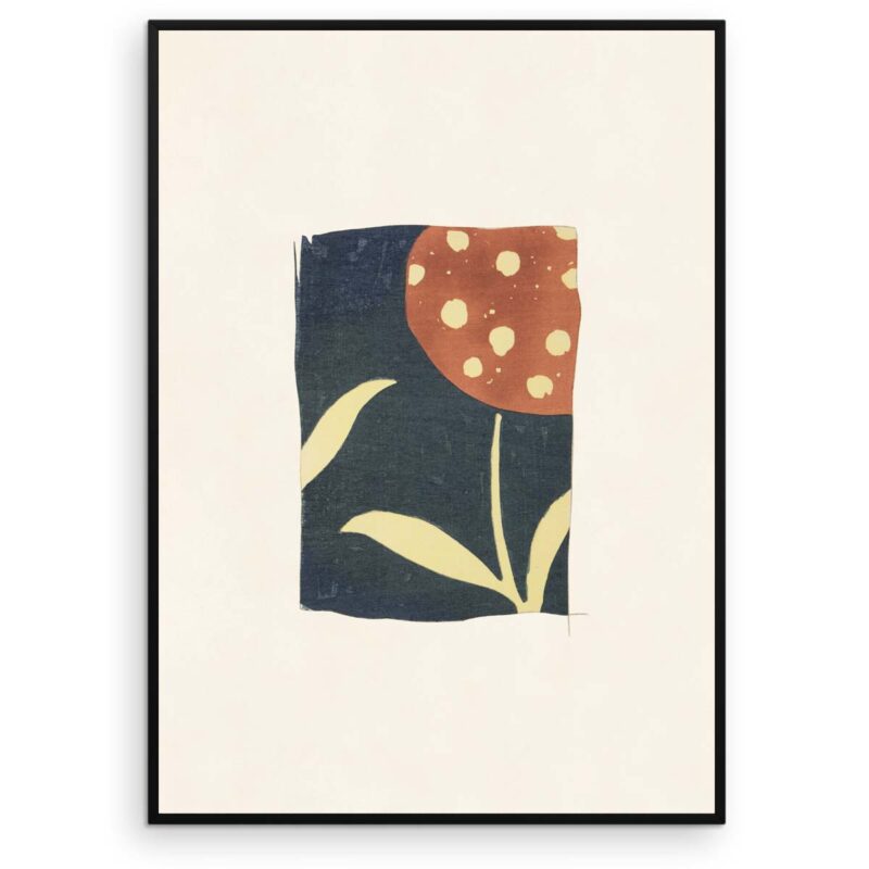 Plakat - Blomstermotiv 23 - Sozan/Sobei - Aruhana