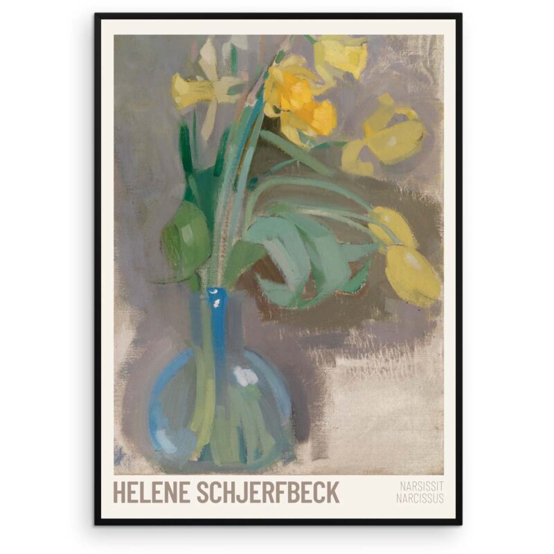 Helene Schjerfbeck plakat – Narcissus (Påskeliljer) - Aruhana