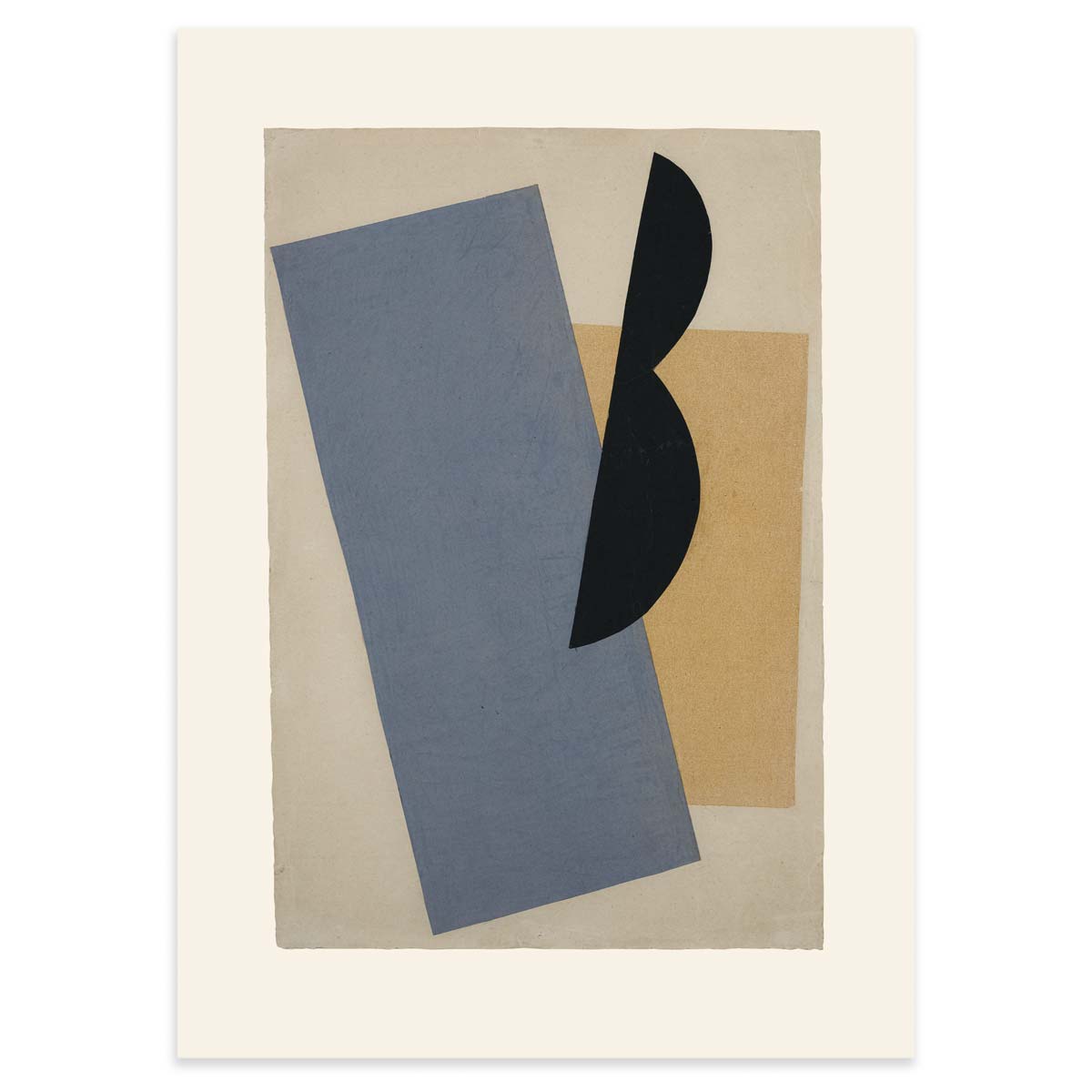 Liubov Popova plakat - Composition (Blue-Yellow-Black) - Aruhana - 50x70cm