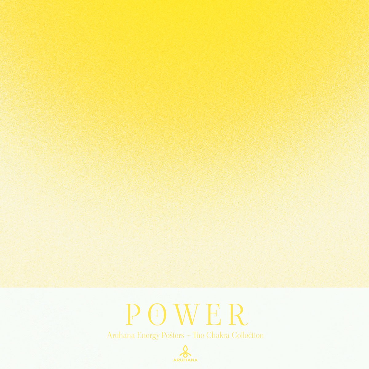 Yellow Sun (Power) - Gul Solar Plexus Chakra Plakat - Aruhana - Detalje