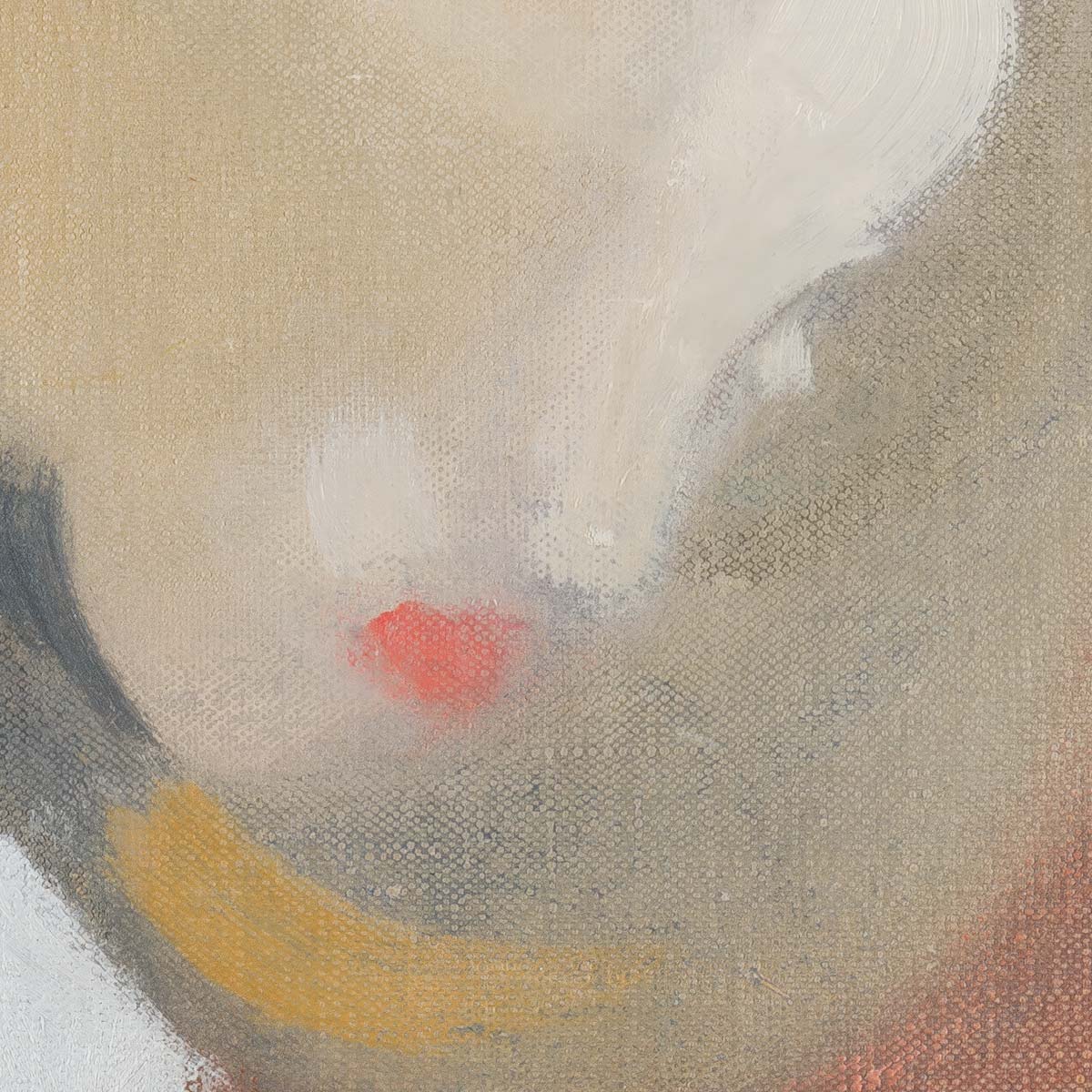 Pige med blond hår - Helene Schjerfbeck plakat - detalje