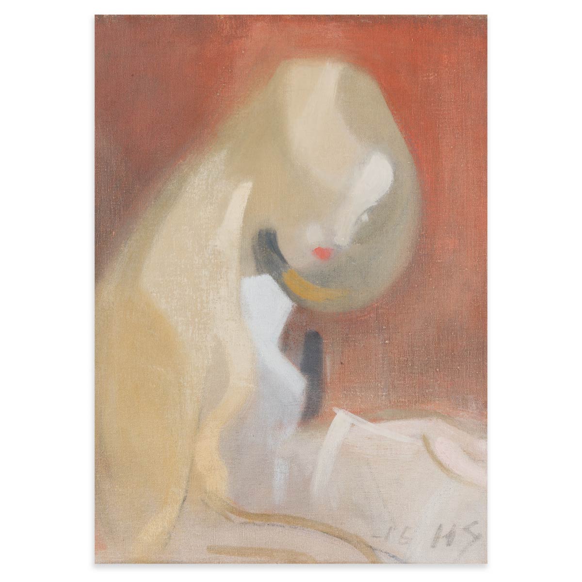Pige med blond hår - Helene Schjerfbeck plakat - 50x70cm
