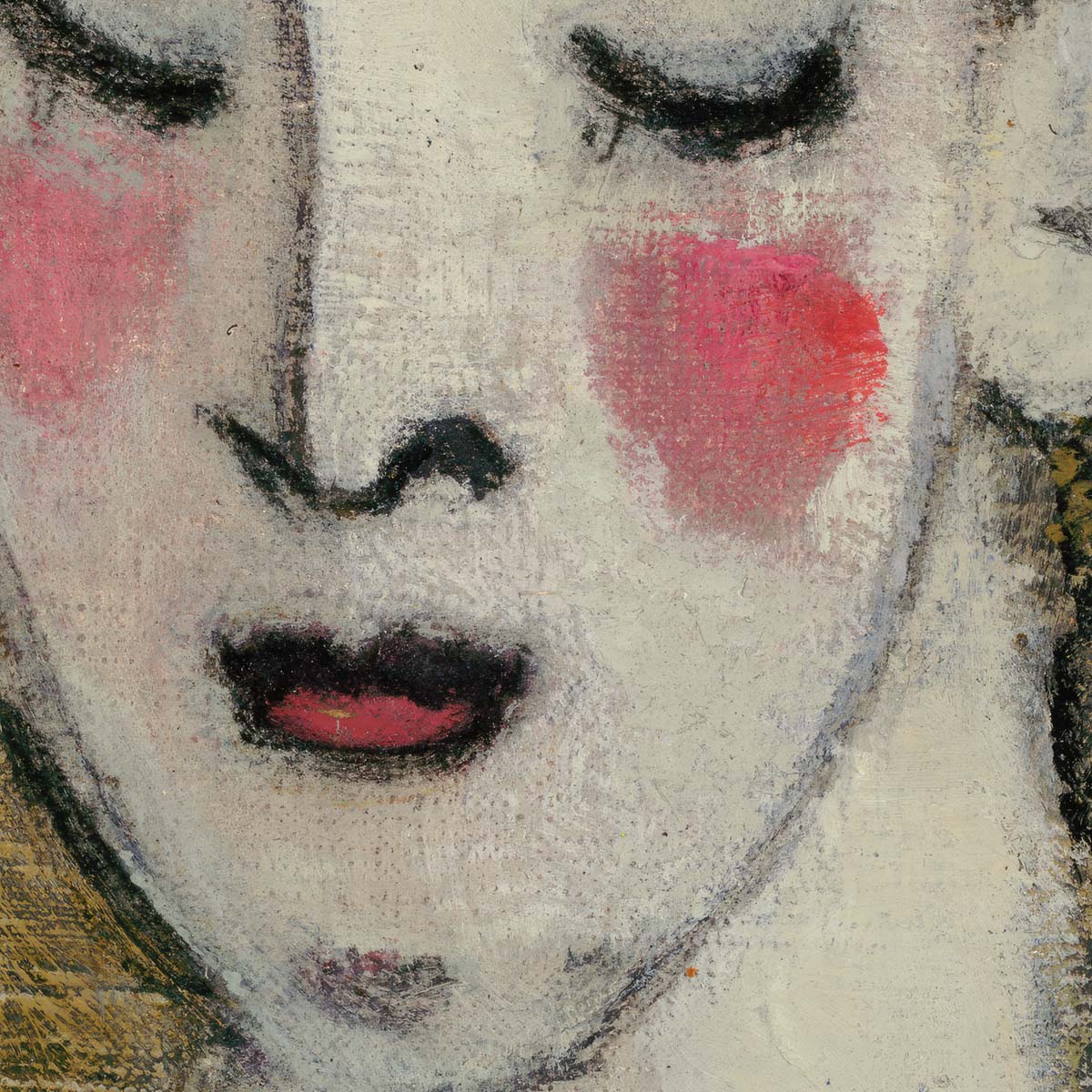 Sygeplejersken - Helene Schjerfbeck plakat - Detalje