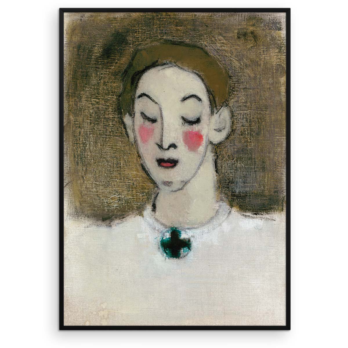 Sygeplejersken - Helene Schjerfbeck plakat - Aruhana